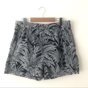 Topshop Tropical Print Shorts